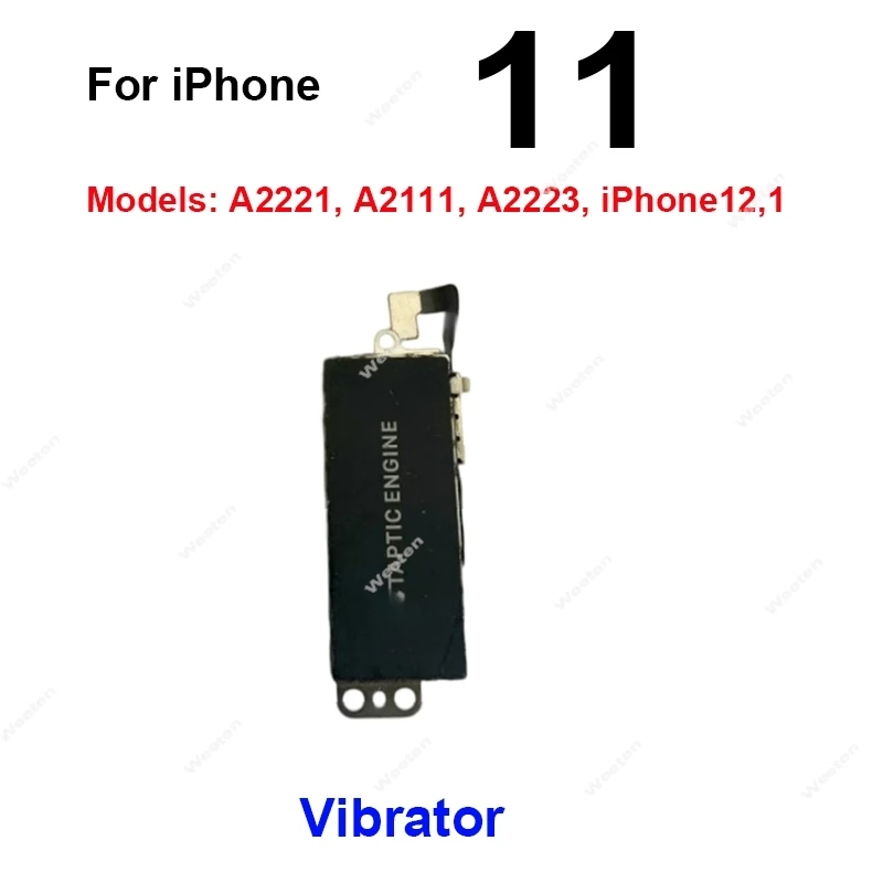 Motor Vibrator For iPhone 11 12 13 14 Pro Max 12 13 Mini 14 Plus Vibration Motor Module Flex Cable Parts Accessory Parts