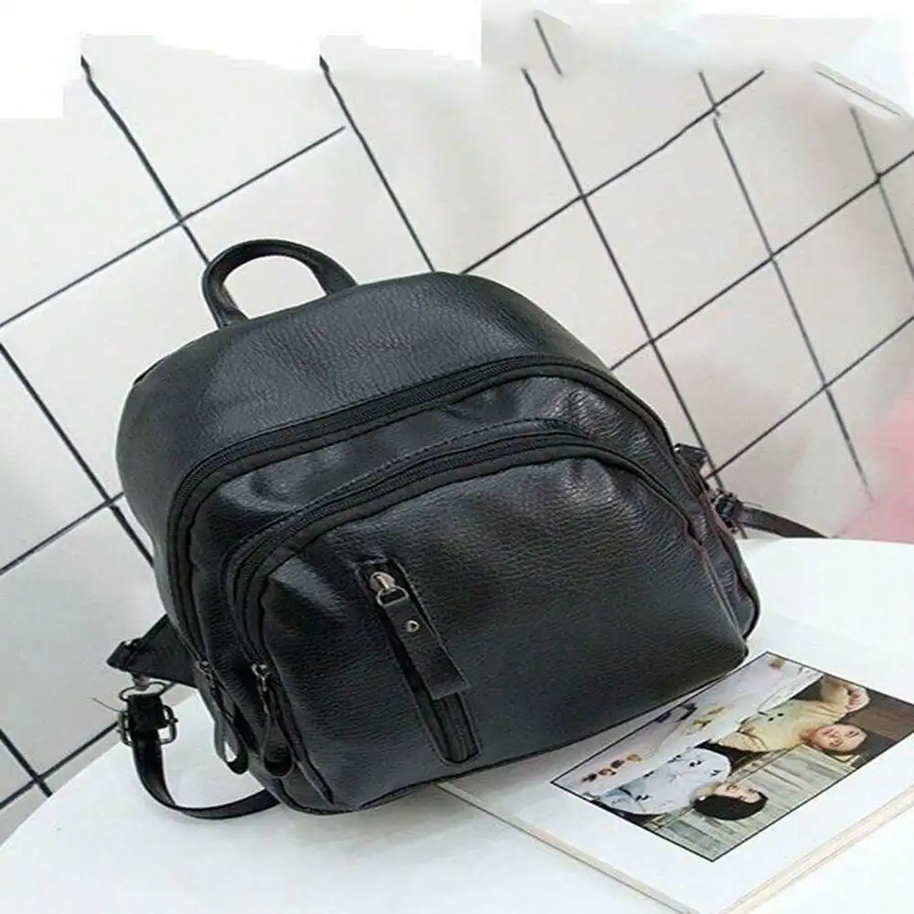 Lightweight Portable Minimalist Waterproof Flip Backpack Large Capacity Front Zip For daily