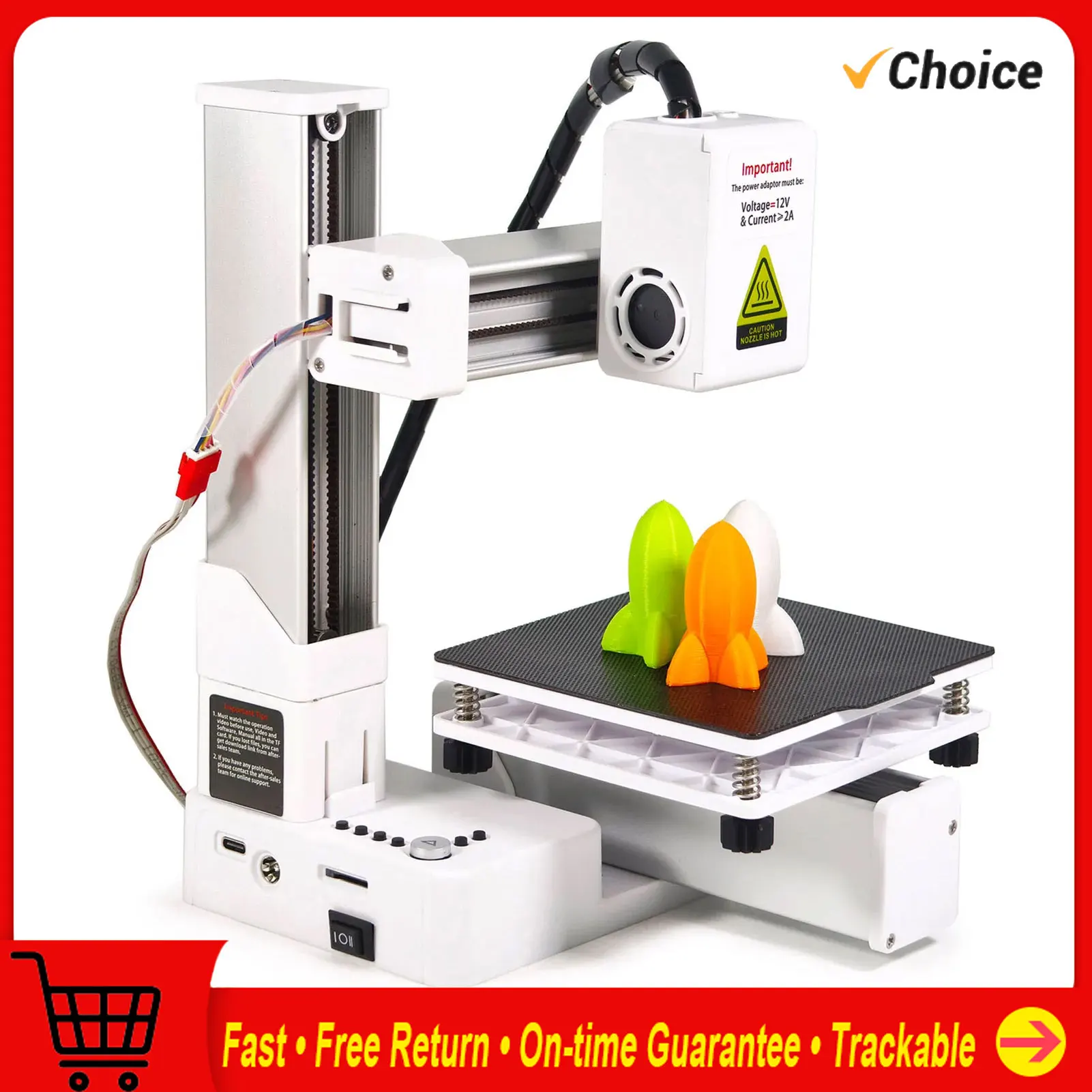 

Frequency Division Multiplexing 3D Printer High Layer Resolutions ABS All Metal Nozzle Small 3D Printer for Model Making