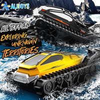 JJRC Q183 RC Car 2.4G Amphibious All Terrain Tracked Tank Remote Control Truck Climbing Off-Road Vehicle Waterproof Toy Kid Gift