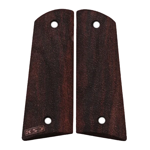 

KSD Brand Colt 1911 FIT Model Compatible Walnut Grips Stripled(Full)