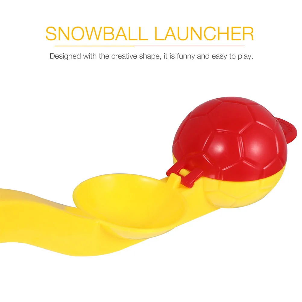 

4pcs Snow Launcher For Kids Winter Throwing Plaything Funny Fight Clip Making Accessory Safe Odorless Environmentally Friendly