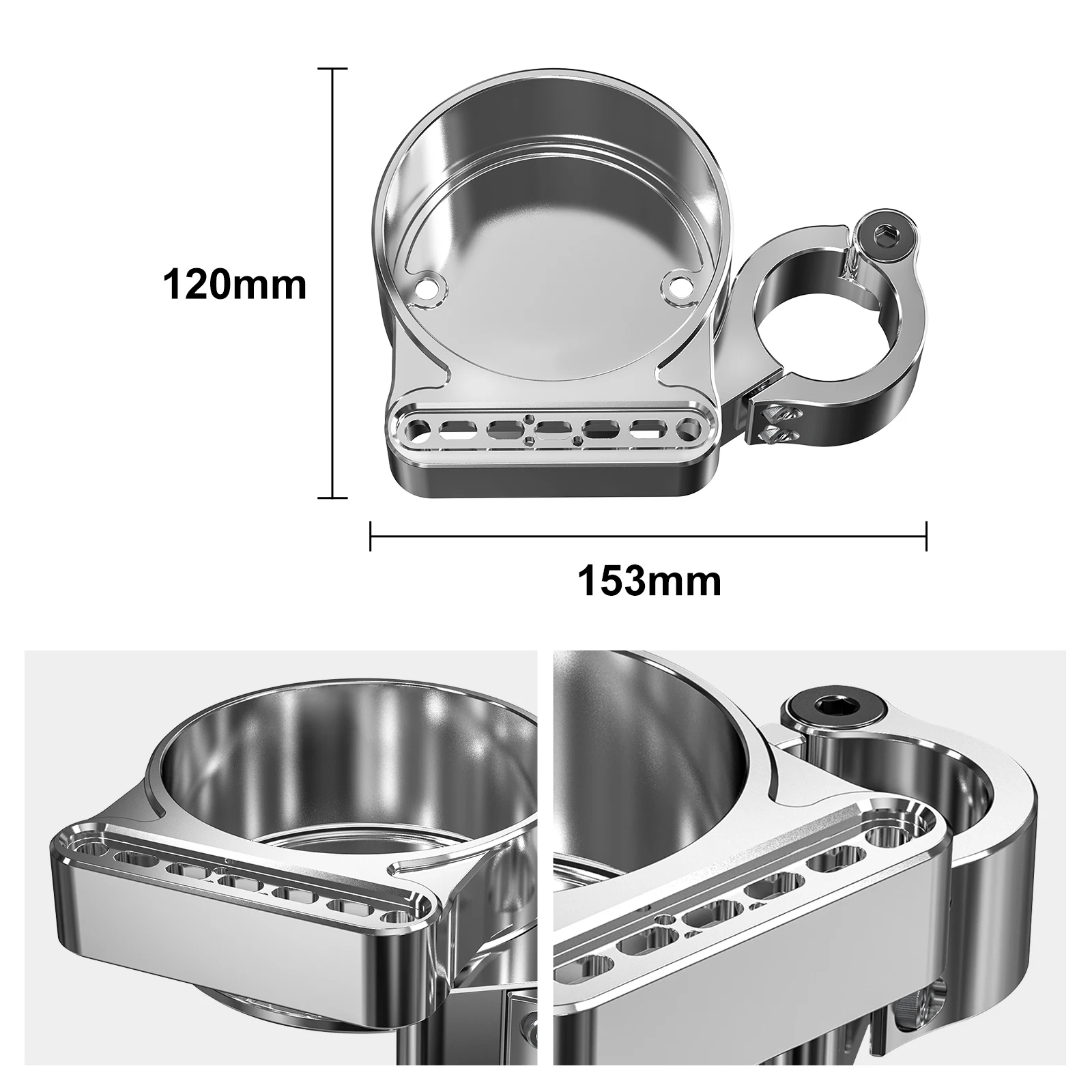 Für Harley Sportster 883 1200 XL883 1200 Seite Tacho Umzug Abdeckung Instrument Halterung Eisen 883 XL883N XL1200NS Vierzig Acht – Detail 16