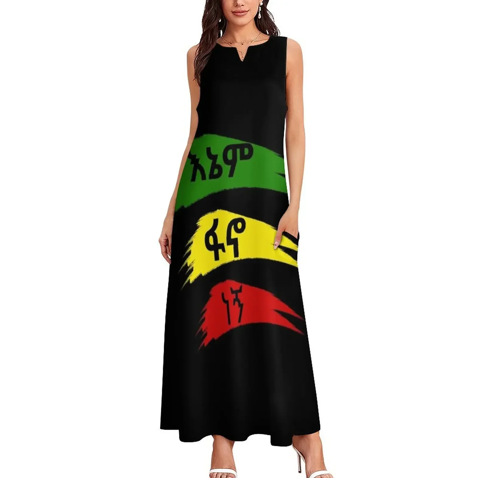 Fano T-shirt Long Dress Elegant gowns dresses women summer 2025 women's elegant loose dresses Dress
