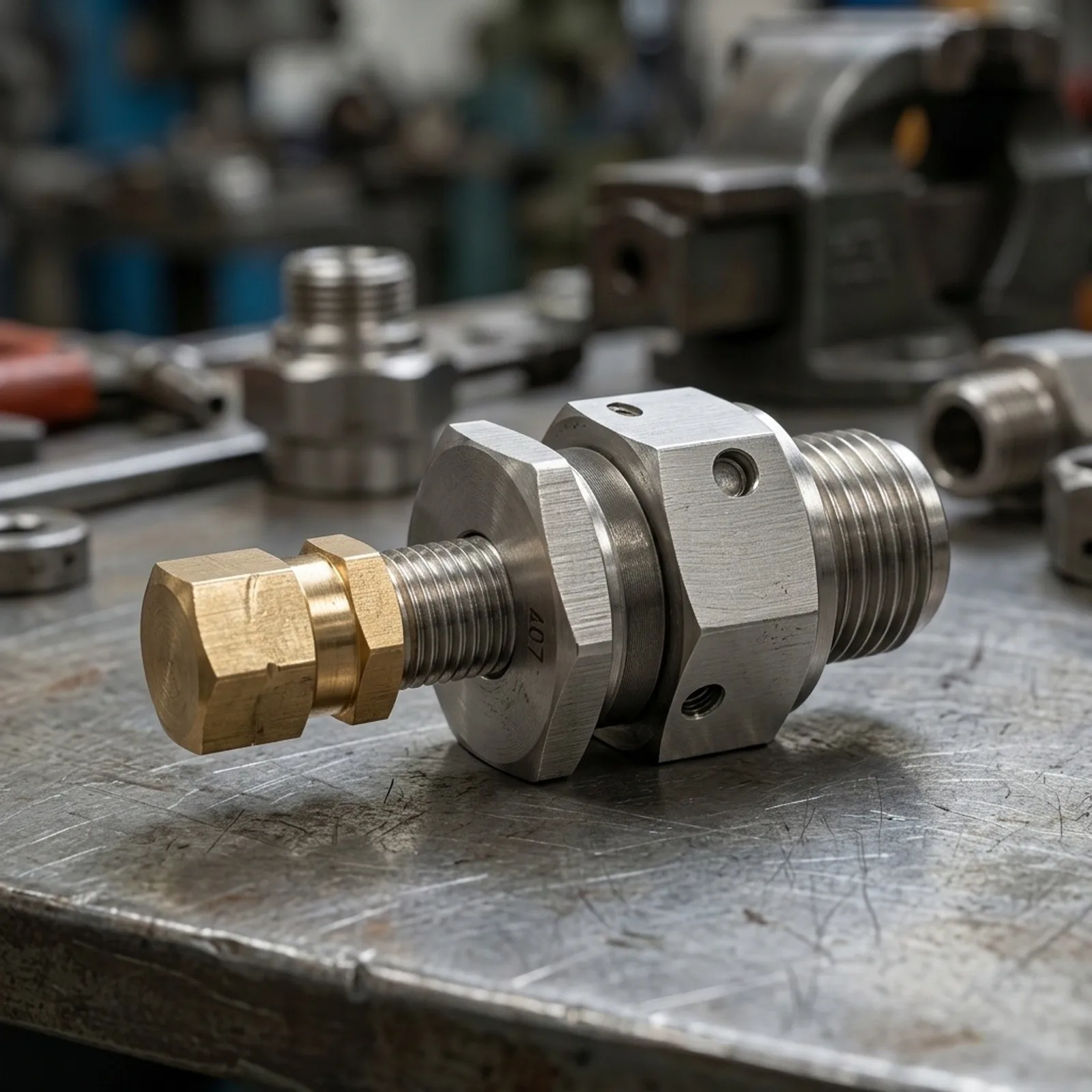 Copco Charging Tool Nitrogen Charging Valve Easy Install Nitrogen Valve Charging Valve 8V1 Thread Specification