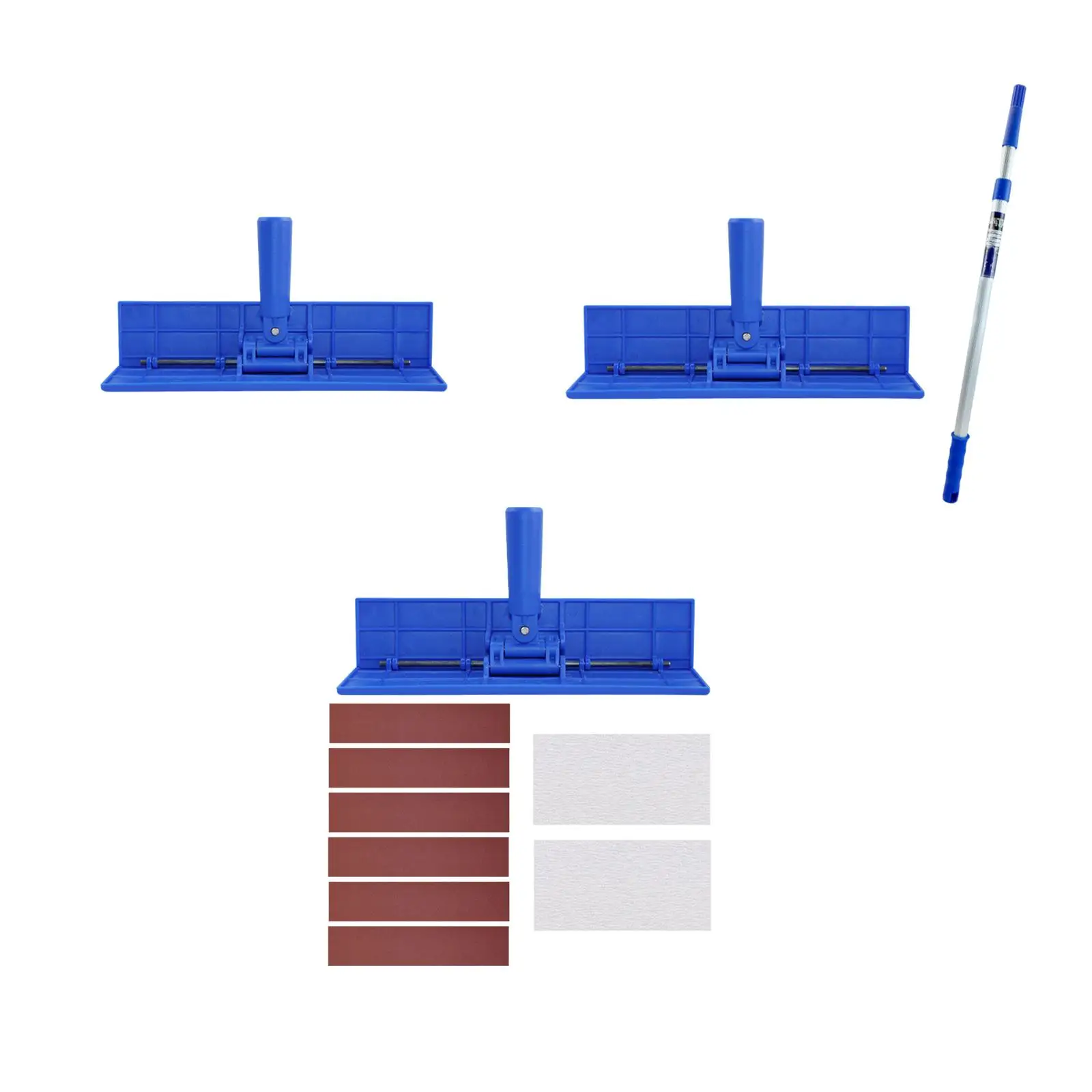 Labor Saving Sandpaper Holder Self Adhesive Polishing Head for Inside Corners Drywall Finishing and Detailed Wall Ceiling Work