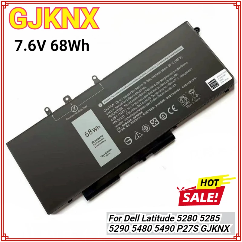 

GJKNX Laptop Battery for Dell Latitude 5580 5480 5280 5288 5488 5590 5591 5490 E5480 E5580 E5490 E5590 Precision 15 3520 3530