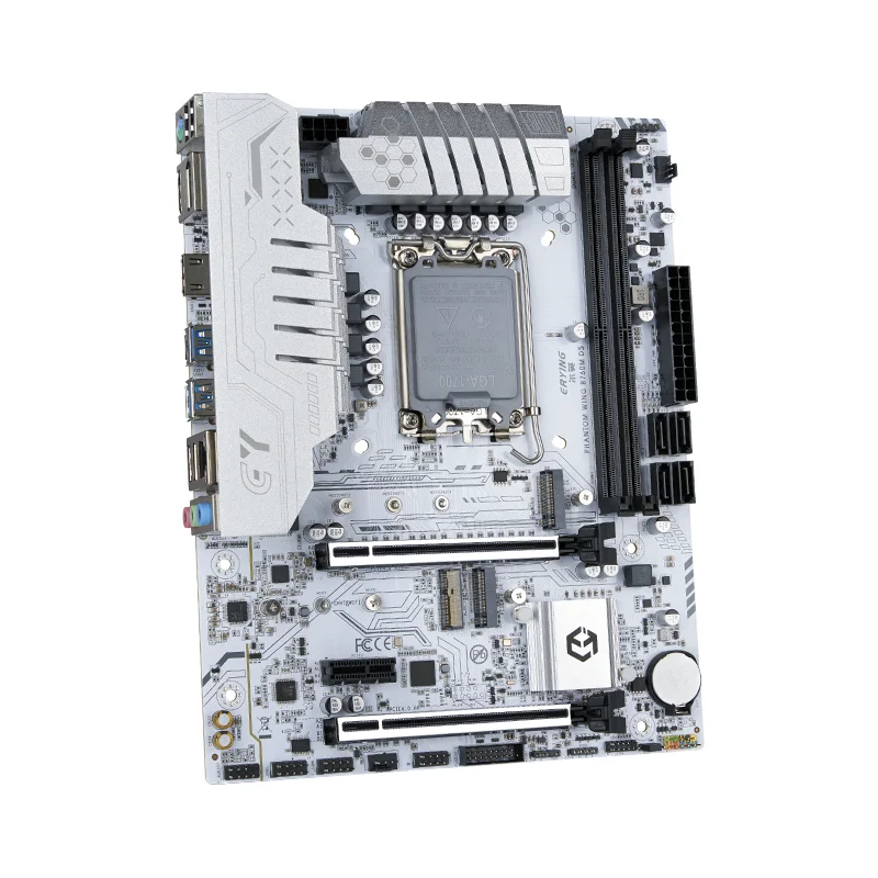 Imagem -04 - Erying-placa-mãe Desktop B760m Ddr5 Lga1700 Mainboard Argb Matx Suporte 12ª e 12ª Geração Cpu M.2 Pciex16 4.0