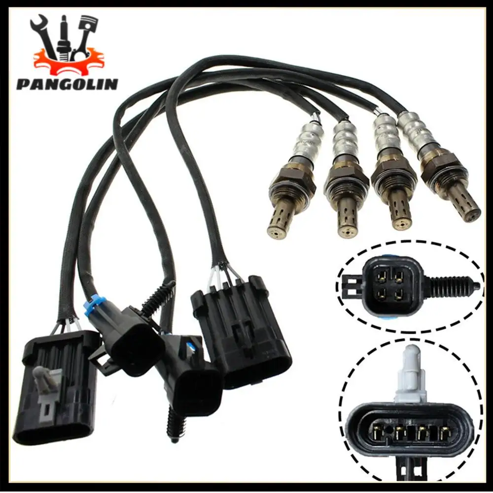 

4pc Car Upstream Downstream Oxygen Sensor 9617178 2344012 2344018 For Silverado 1500 96-02 Exhaust Gas Oxygen Sensor Accessories