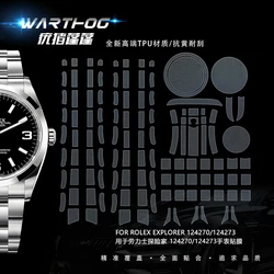 For Rolex Explorer 124270/124273 watch film 36mm dial buckle protective film Outer ring protective film