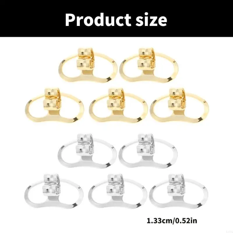 Picture 7: X4YA 10 Pack Replacements Locking Earring Backs Earring Plugs Secure Locking Backing