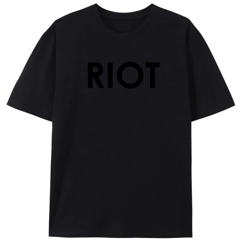 

Riot T shirt Funny Shirts for Men Political Novelty Tees Humor