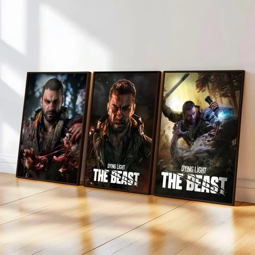Poster Music Album Cover For Room Canvas L-Light The Painting Print Art Home D-Dying Beast Wall Decor Picture Gift