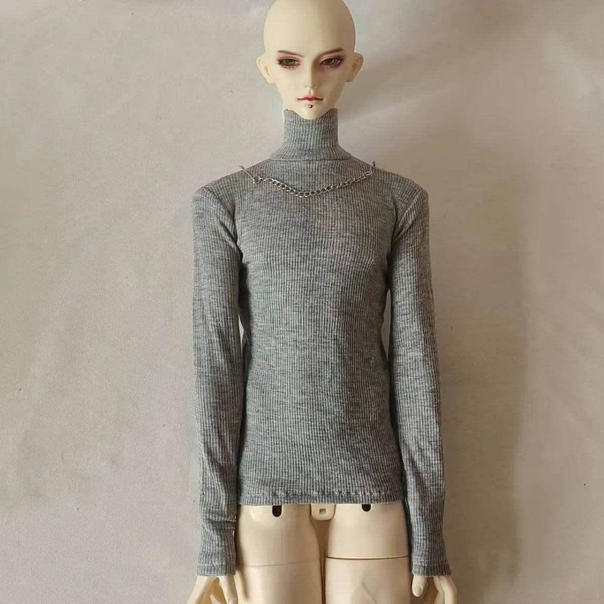 1/3 Doll's Clothes for 73cm Male Bjd Doll Long Sleeved Jacket Slim Fit Sweater Diy Dress Up Girl Toys Doll Accessories,no Doll