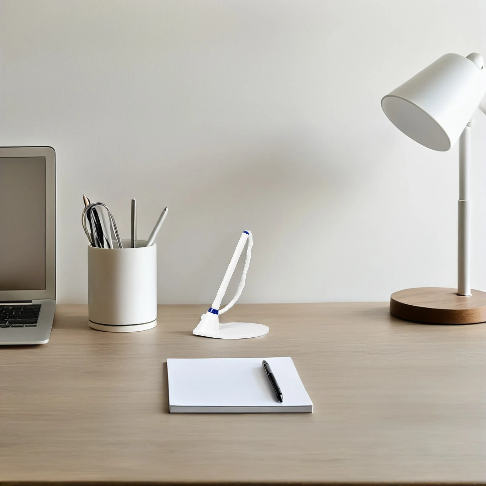 

Counter Pen Plastic Cord Ballpoint Desktop Signing Pen For Office Bank Wedding Use Ergonomic Design Writing Tool