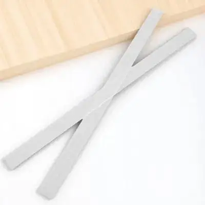 

2pcs Transparent Acrylic Baking Ruler Dough Thickness Guide Cookie Smoother Rolling Pin Tool For Even Crusts Measuring Dough