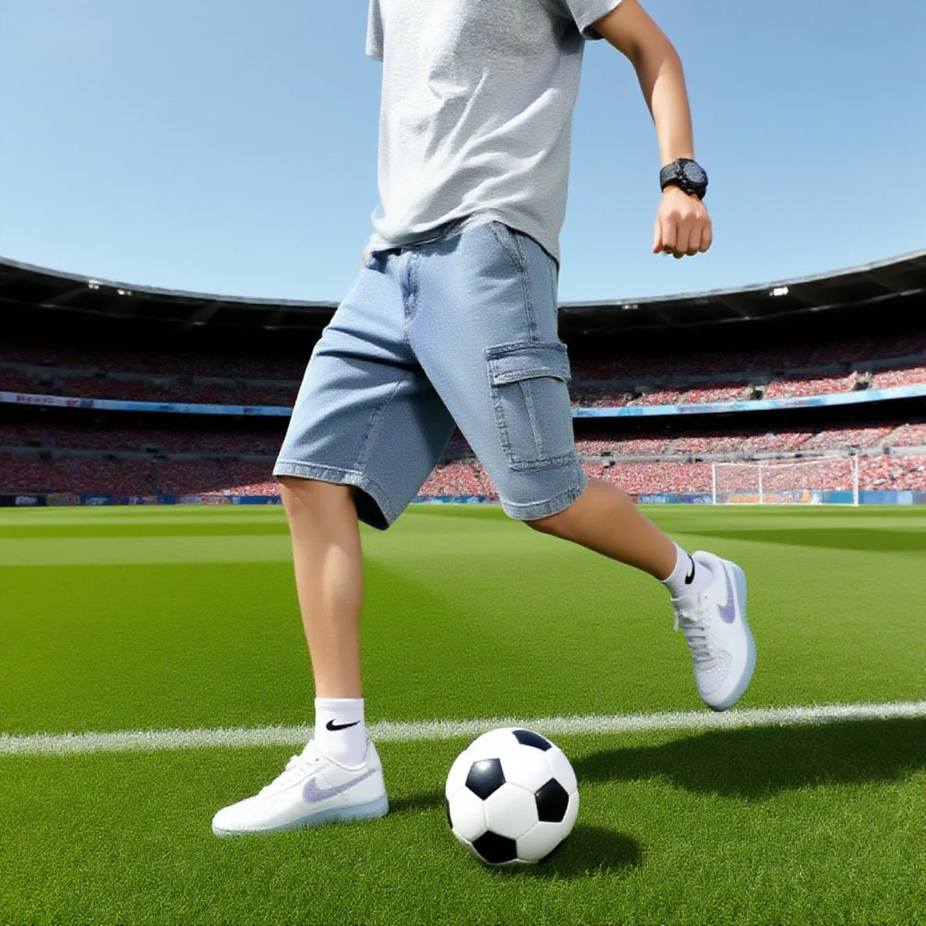 

Новые летние мужские повседневные джинсовые шорты с несколькими карманами, модные джинсовые шорты со средней талией, мужской стиль в стиле ретро