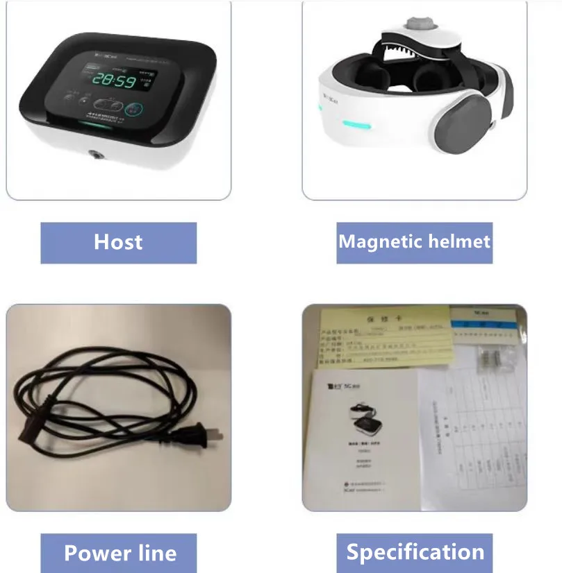 RTMS Transcranial Magnetic Stimulator Parkinson\'s disease Insomnia Anxiety Depression Treatment Instrument Schizophrenia 30mt