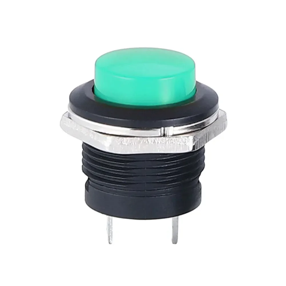 Start Switch Momentary Push Button Switch Round Head ON OFF Switch Waterproof Power Reset Non-locking Switch For Car Boat