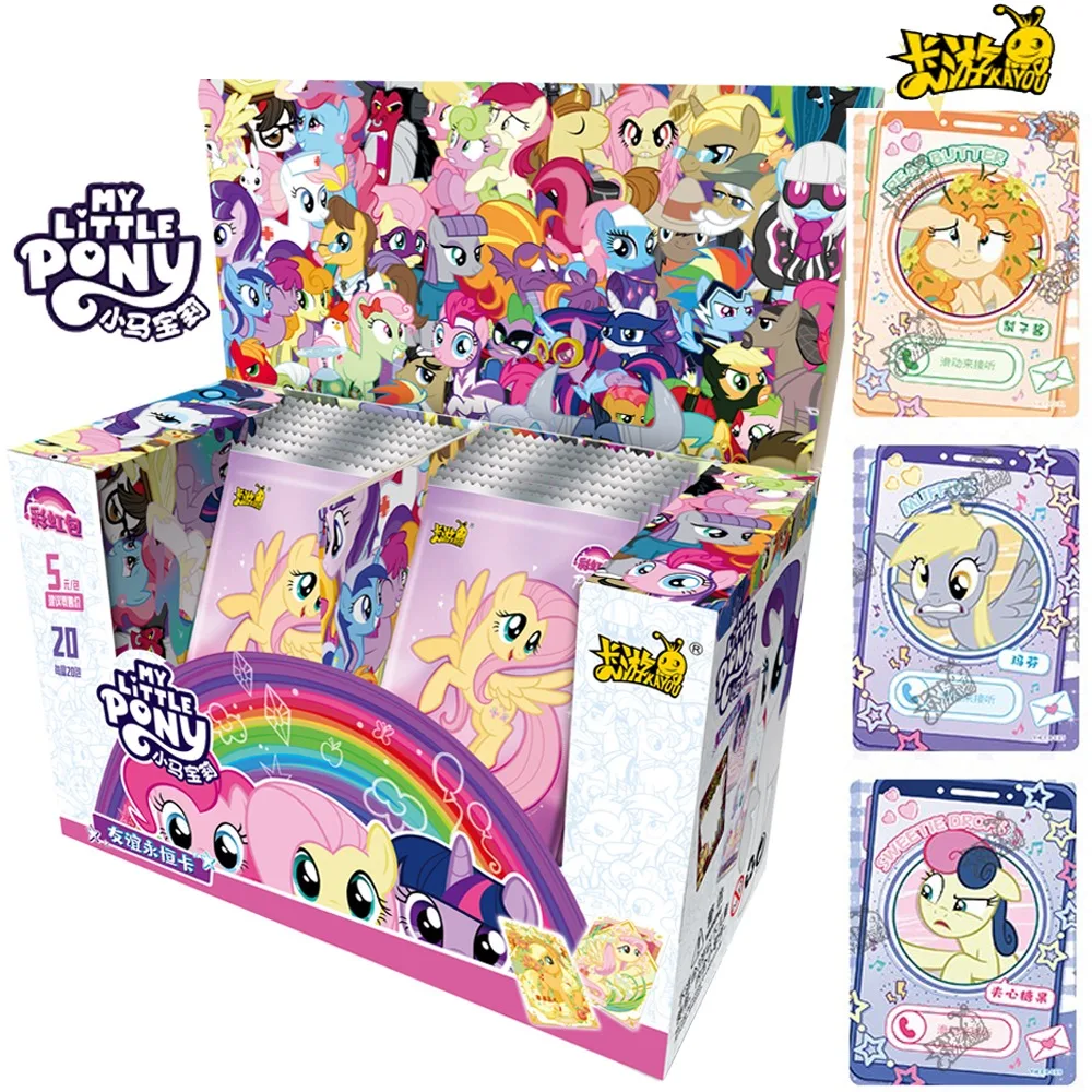 Kayou My Little Pony Collection Card For Children Friendship Eternal Twilight Sparkle Rainbow Dash Limited Game Card Kids Gifts