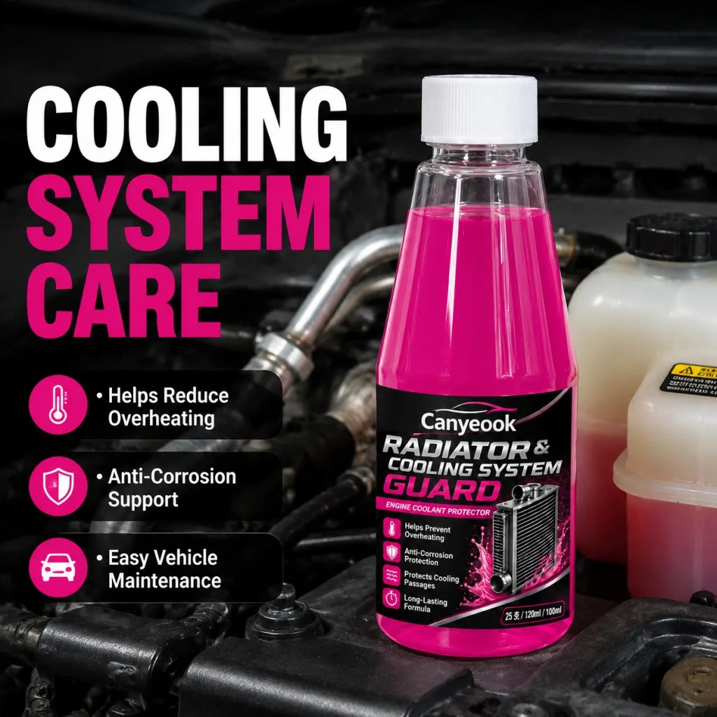CANYEOOK Radiator Cooling System Guard 200ml - Anti-Boil Anti-Freeze Anti-Rust Anti-Scale Prevent Overheat for Car Motorcycle