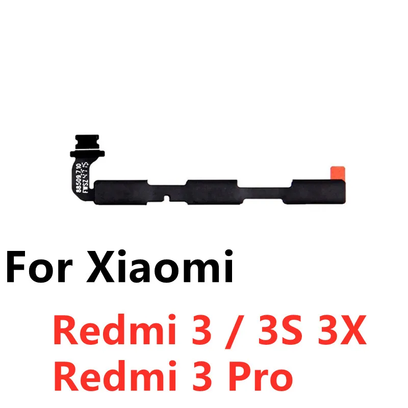 Power Volume Button On Off Button Flex Cable For Xiaomi Redmi 3X 3 3S 4X 4A 5 Plus Note 5 5A 2 4 3 Pro Special Edition 4X Global