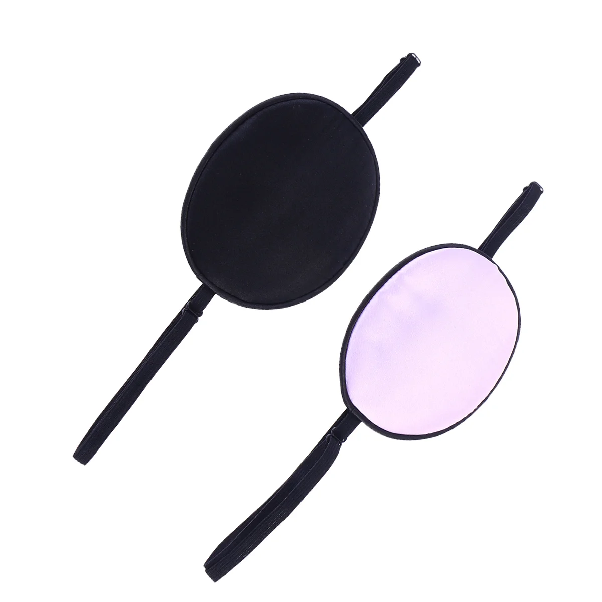 2 Pieces Silk Eye Patch Elastic Eye Patches Lazy Eye Patches for Adults Lazy Eye Amblyopia Strabismus