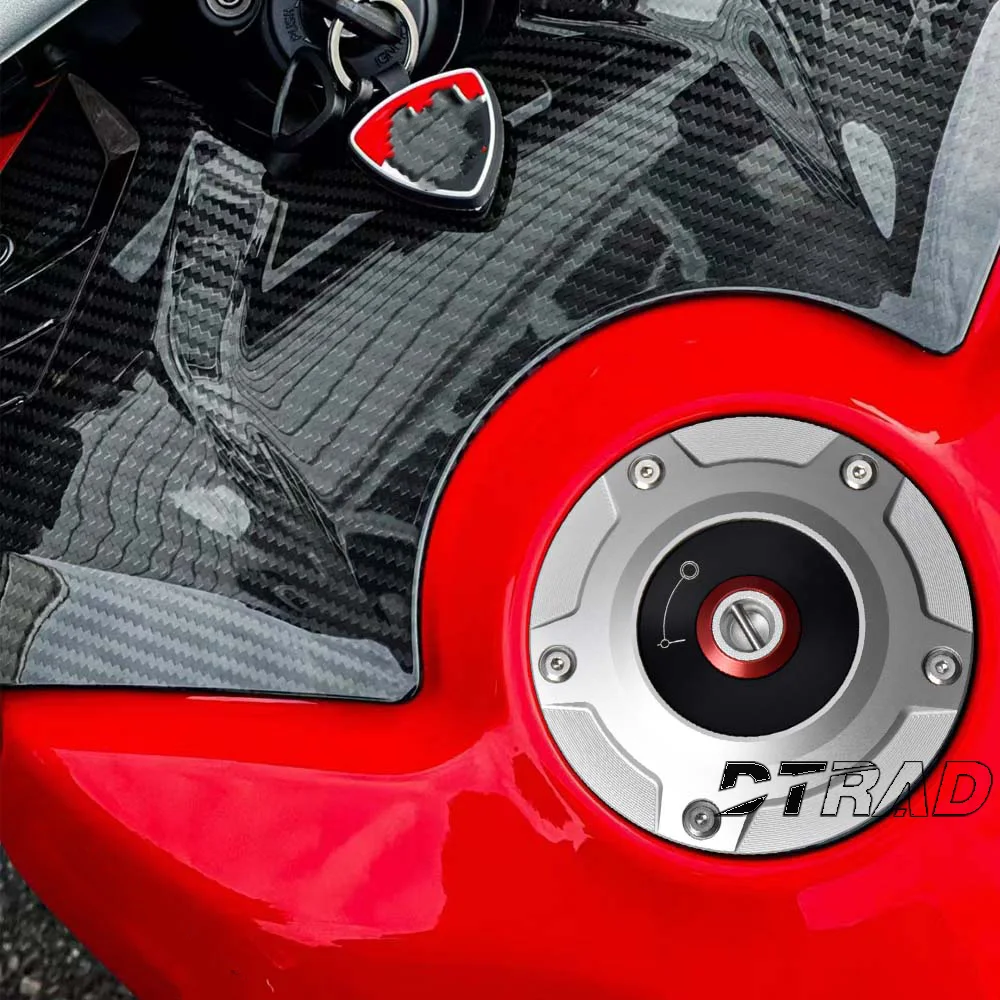 Voor DUCATI PANIGALE 1199/S/R 1299 899 959 Billet Tankdop Sleutel Vergrendeling Systeem Benzine plug Motorcycle Gas oline Airbox Cover