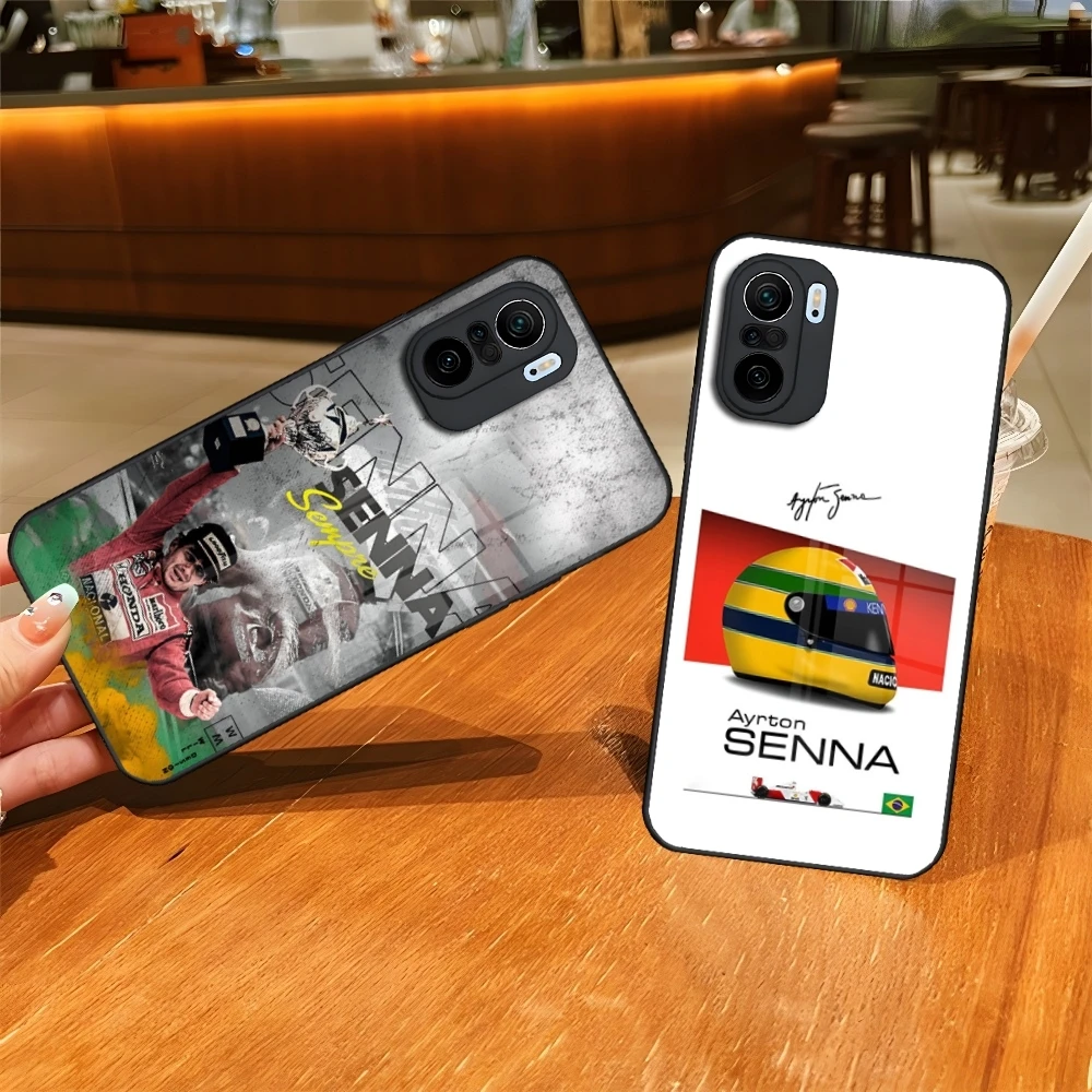 ayrton-senna-f1-capa-de-telefone-para-xiaomi-redmi-note-13-12x11-10-a3-13c-12c-lite-t-pro-capa-de-vidro-temperado