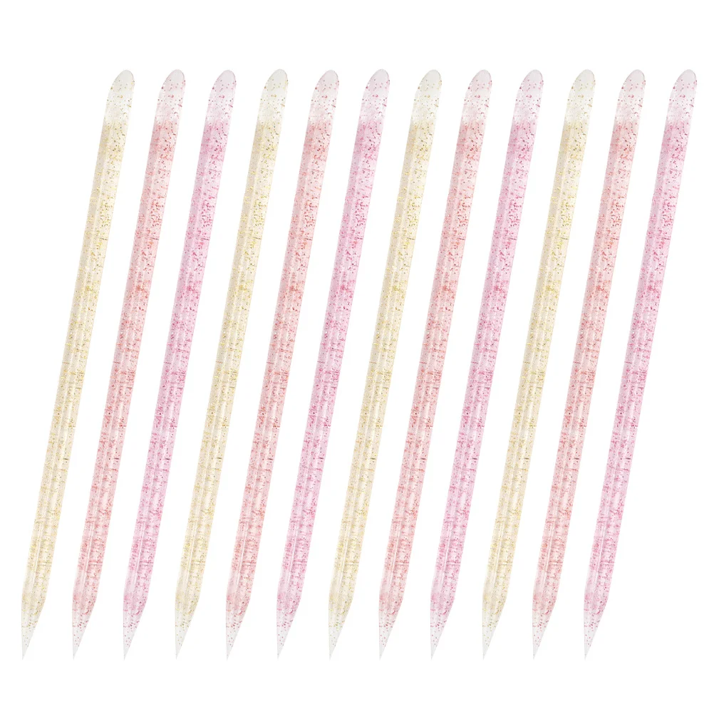 300pcs Nail Art Tools Dual Headed Manicure Pen Cuticle Pusher Dead Skin Remover Diamond Dotting Rod Manicure Diy Tool Nail Brush