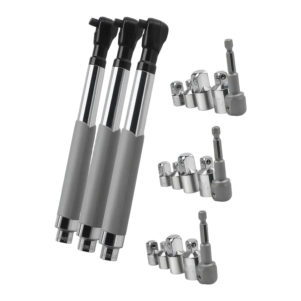 Quick Change Wrench for slim Wrench Tool Automotive Repair Tasks for Power Tool Accessory Dual-Material Handle Hardened Chrome