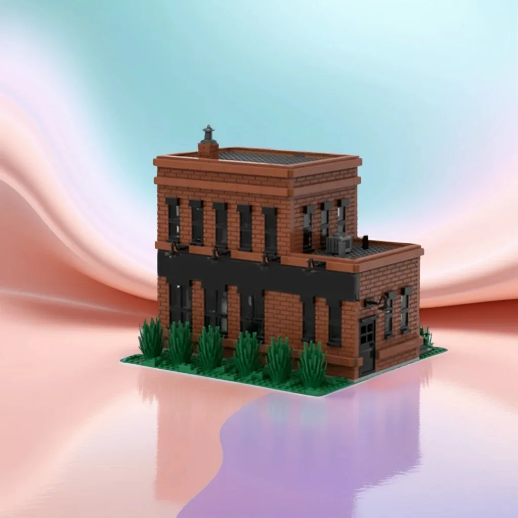 2122pcs MOC Pressed Steel Factory Model Building Blocks Toy Architecture Christmas Gift DIY Birthday Assemble Creative Education