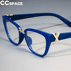 45605 Rhinestone Cat Eye Glasses Frames Women Diamond Decoration Styles Optical Fashion Computer Glasses
