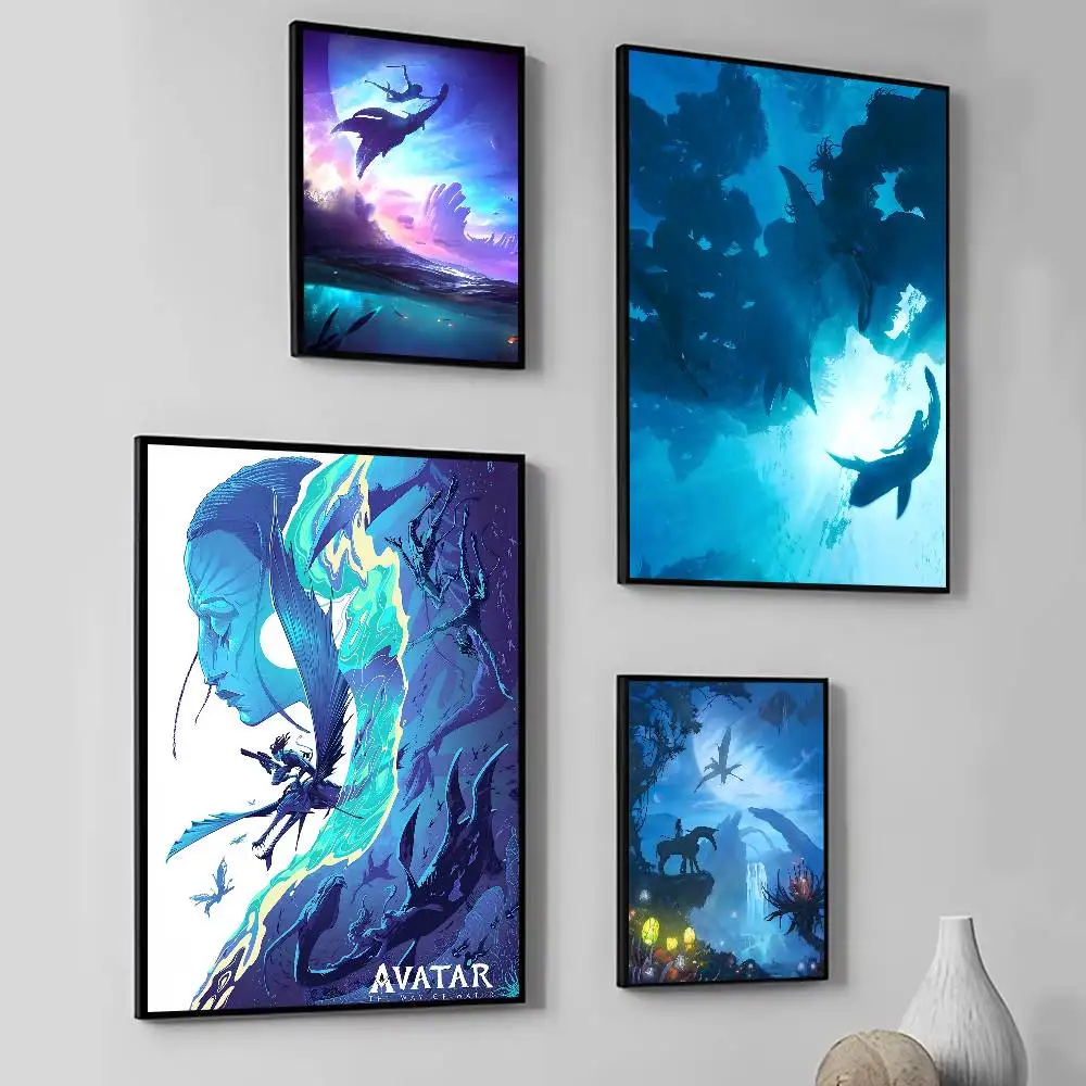 Classic Movie Cool Film A-AvataR  Poster Self Adhesive Waterproof Ideal For Living Room Bedroom Bar Decoration