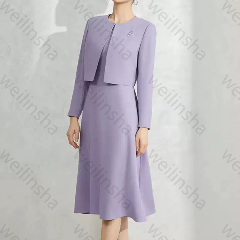 

Elegant 2-Piece Set Long Sleeves Evening Dresses Sexy Blazer Dress Exquisite High Quality Prom Party Gowns for Women Customized