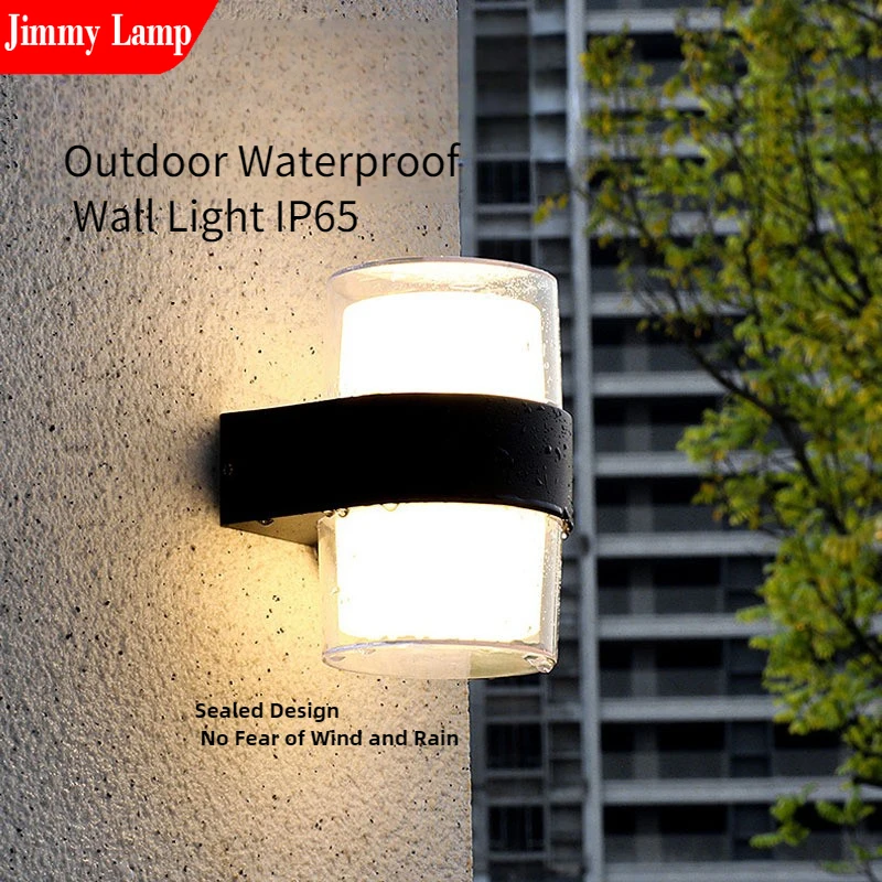 

Modern IP65 Waterproof 6W 10W Outdoor Wall Lamp AC85 - 265V for Courtyard Balcony Garden Upper and Lower Porch LED Lighting