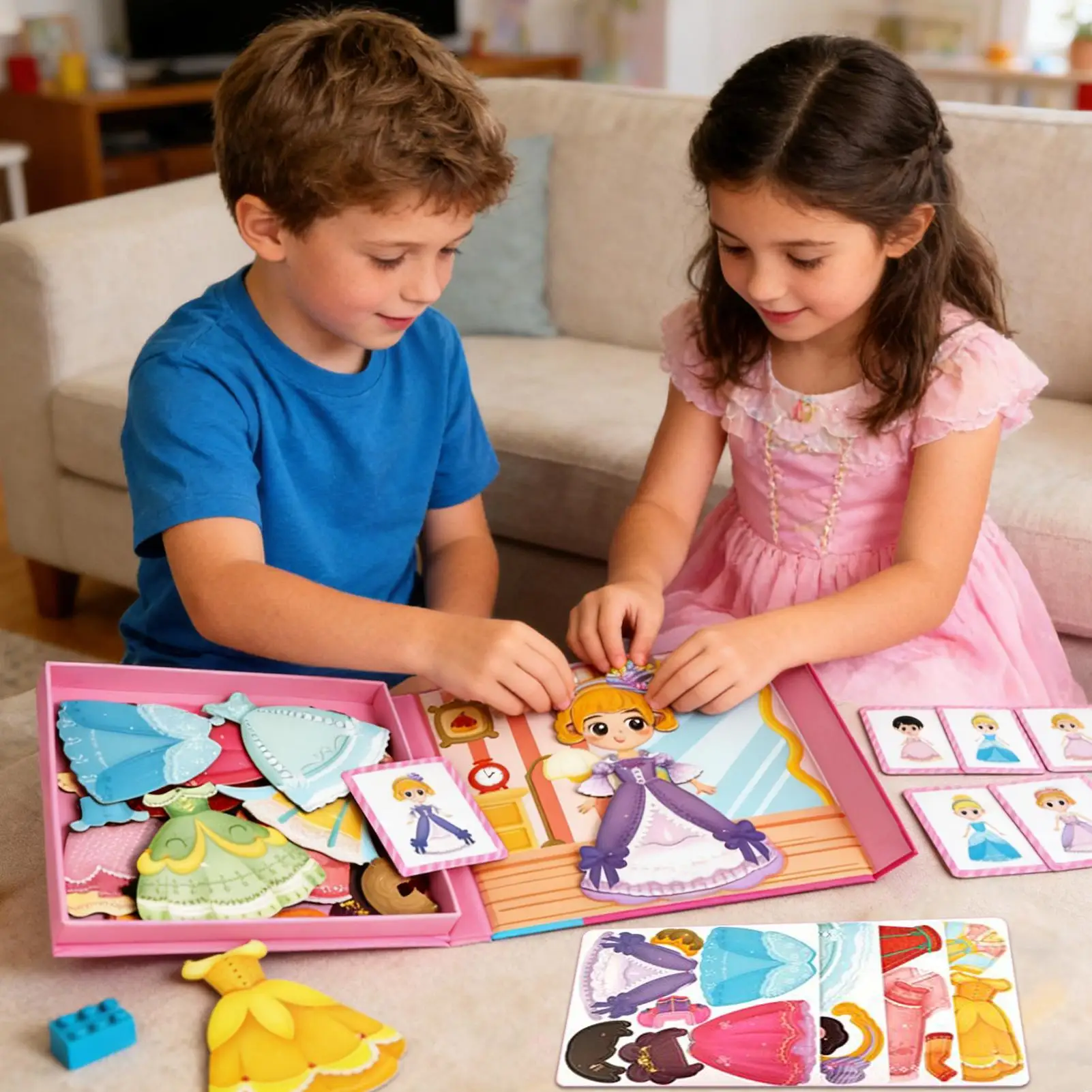 Magnet Puzzles Educational Dress Up Toys Brain Teaser Puzzles For Preschool Boys Girls Homeschool Daycare Centers Kindergarten