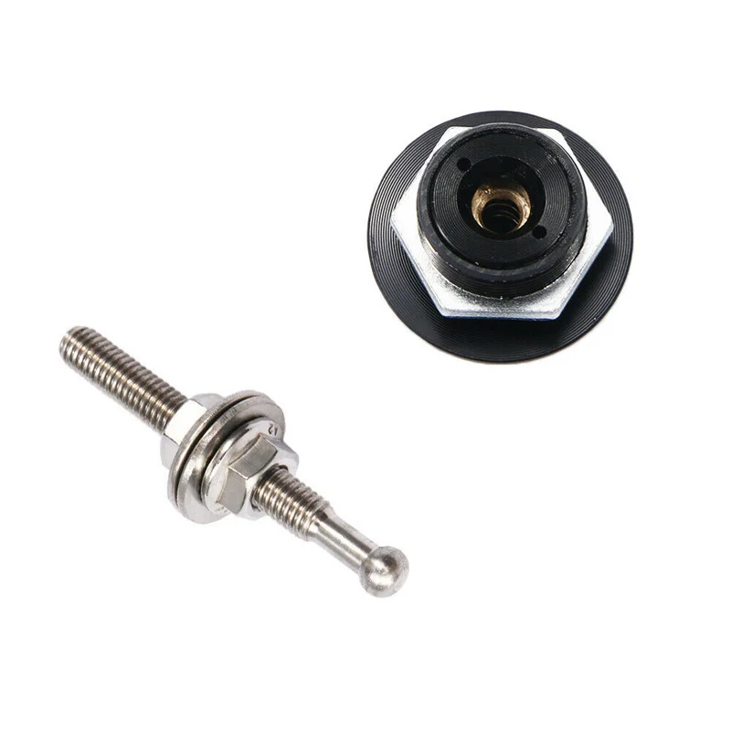 Universal Push Button Billet Quick Release Befestigungen Set Racing Auto Frontschürze Haube Pin Motor Motorhaube Lock Latch Clip Body Kit
