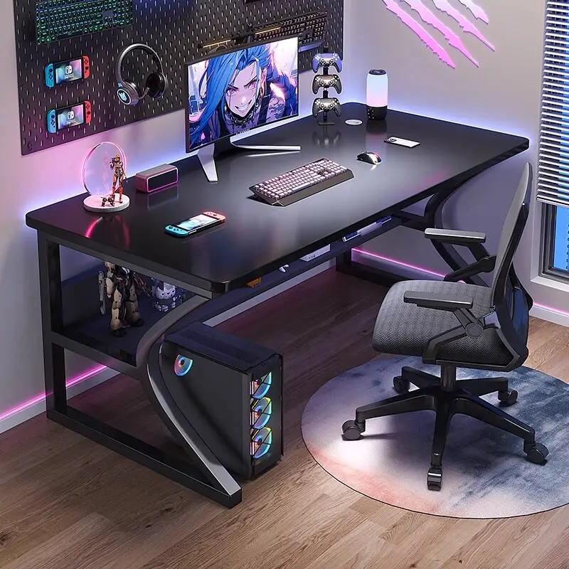 Vintage Study Computer Desk Coffee Executive Decoration Computer Desk Nordic Style Luxury Standing Mesa Suspensa Home Furniture