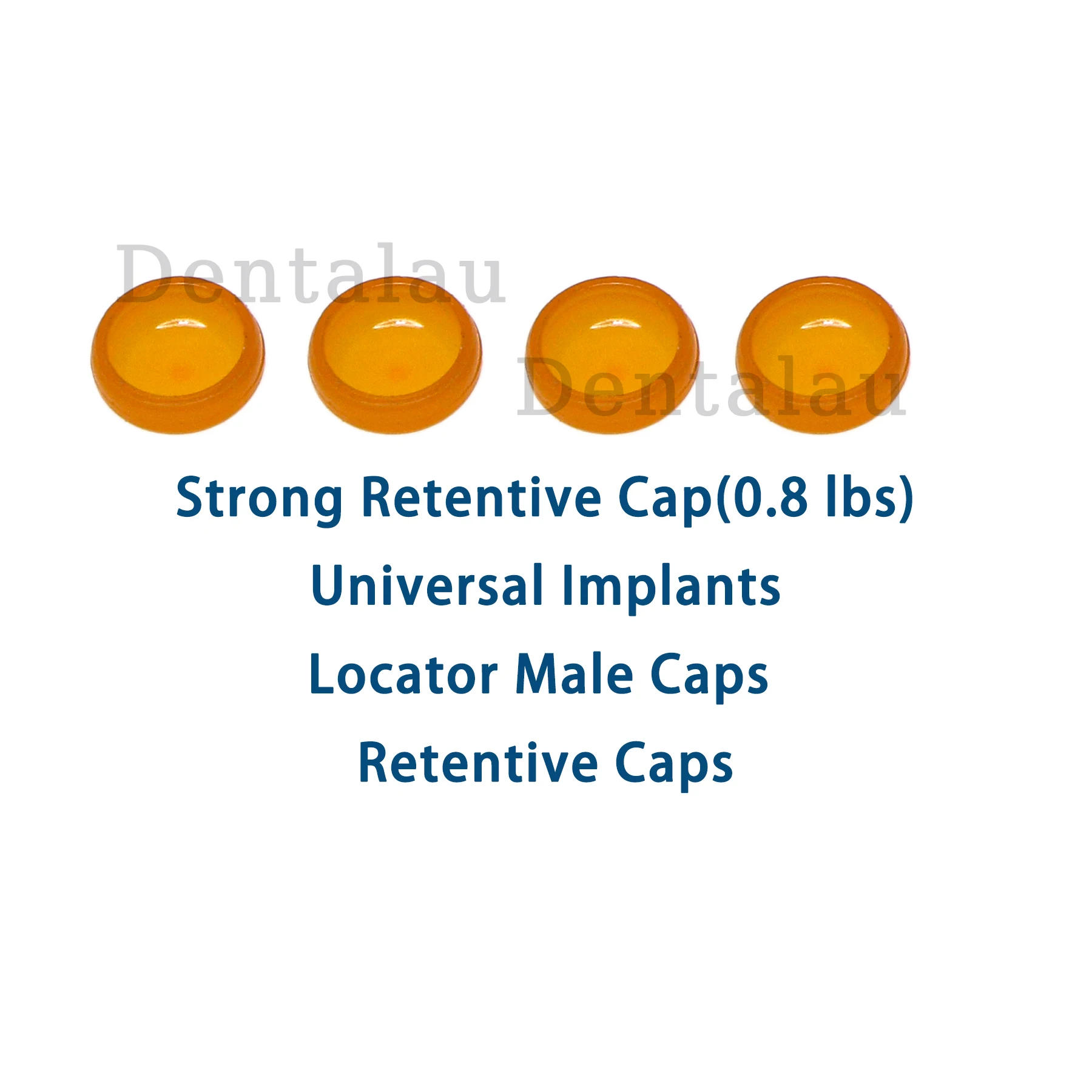 Dental Strong Retentive Caps Overdenture Metal Housing Attachment Abutments