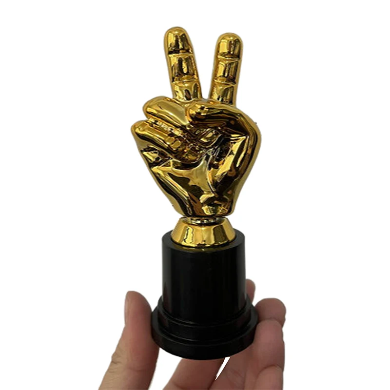 

Мини-пластиковый золотой трофей — стиль Biye Trophy Up, поощрительные призы для домашнего декора рабочего стола, украшения