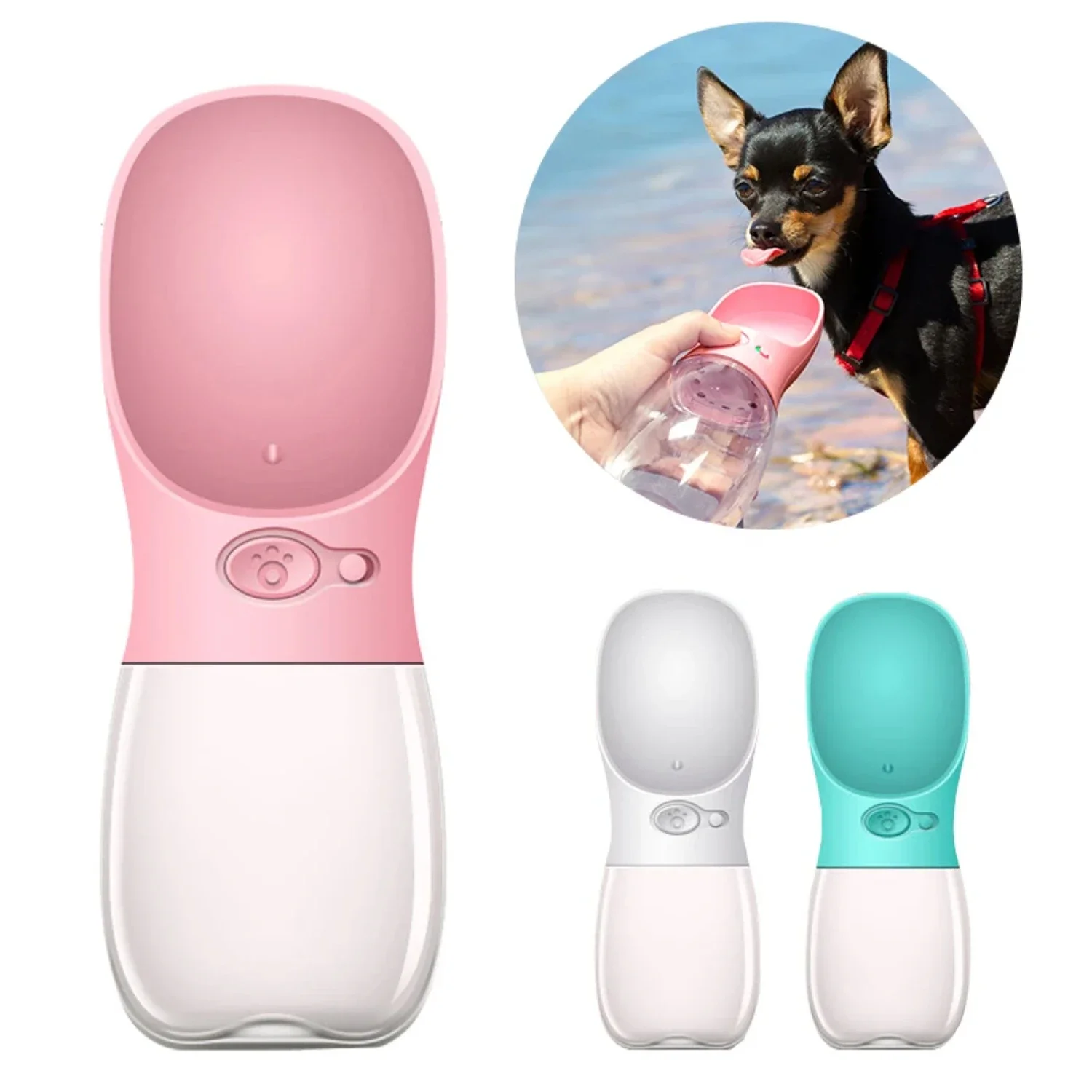 Convenient, Safe, and Leak-proof Automatic Pet Water Bottle: Promotes Healthy and Happy Pets, Ensures Hydrated Dogs and Cats wit