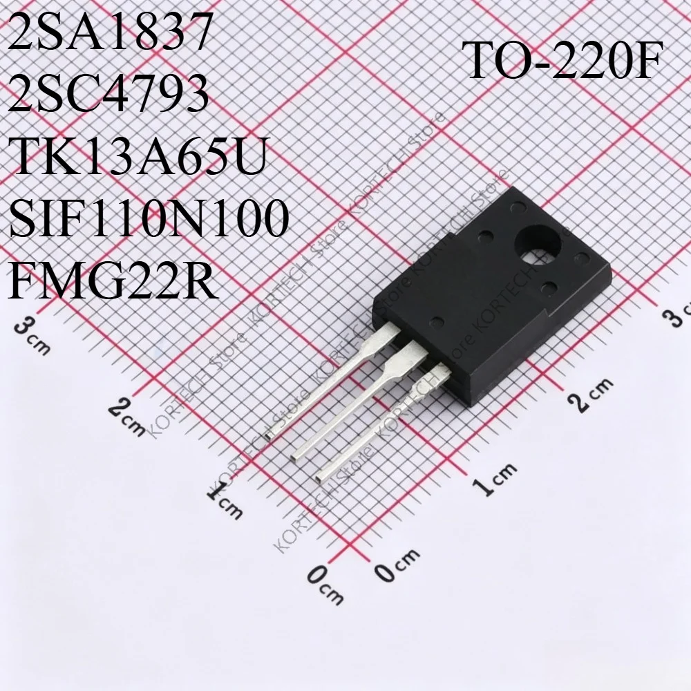 20pcs=10Pair/Lot  Original and brand new  2SA1837 2SC4793 TK13A65U SIF110N100 FMG22R  TO-220F  Best quality