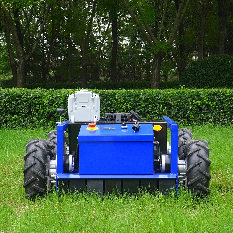 تخصيص ذكي الدفع الرباعي التحكم عن بعد جزازة العشب التحكم عن بعد آلة المزرعة #4
