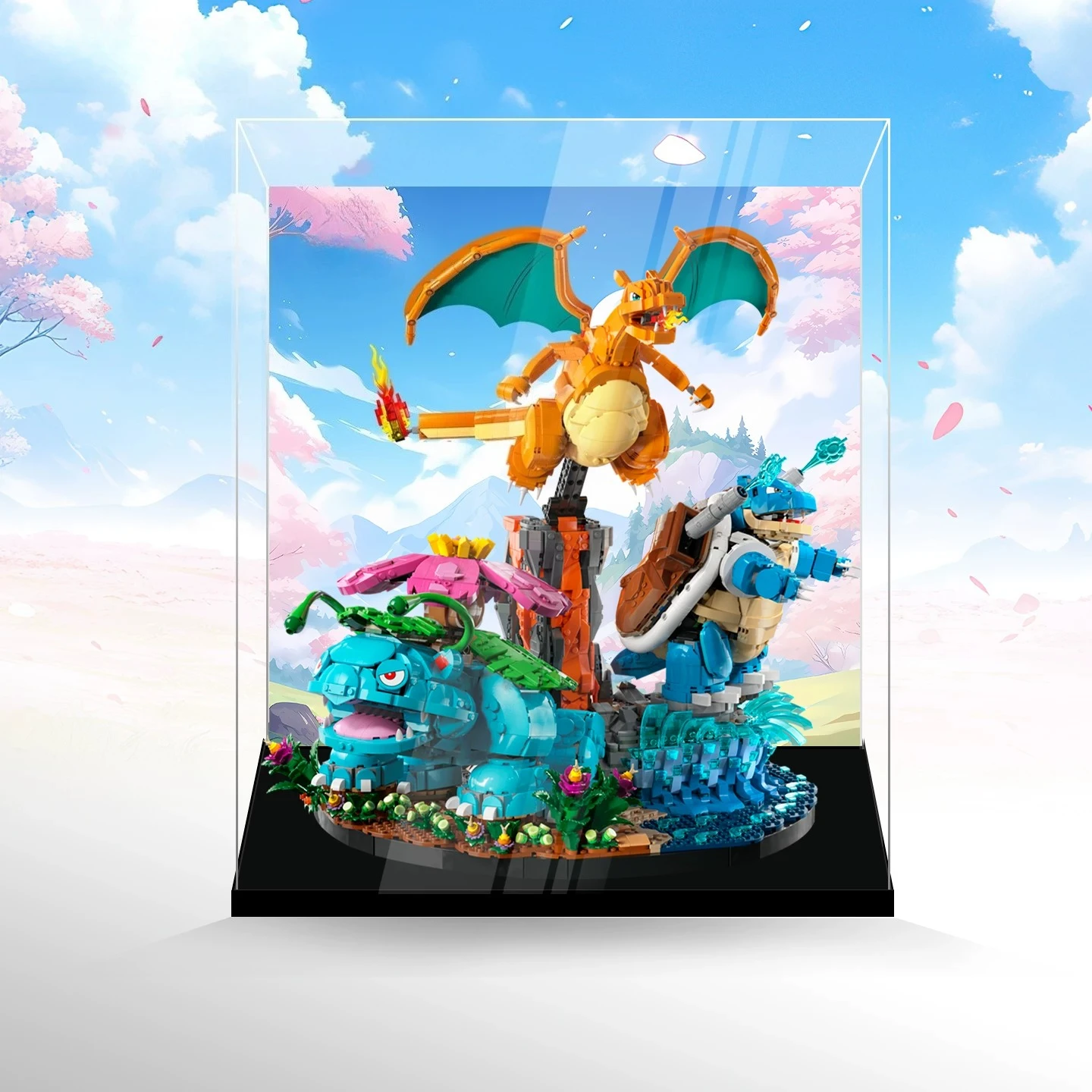 High-definition transparent premium acrylic dust-proof display storage box suitable for LEGO Set 72153