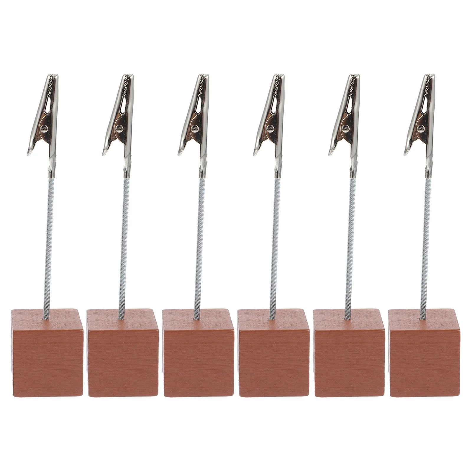 6Pcs Crocodile Clip Desk Decor Premium Alligator Clips for Photos Notes Memos Name Cards Postcards Holding Office School