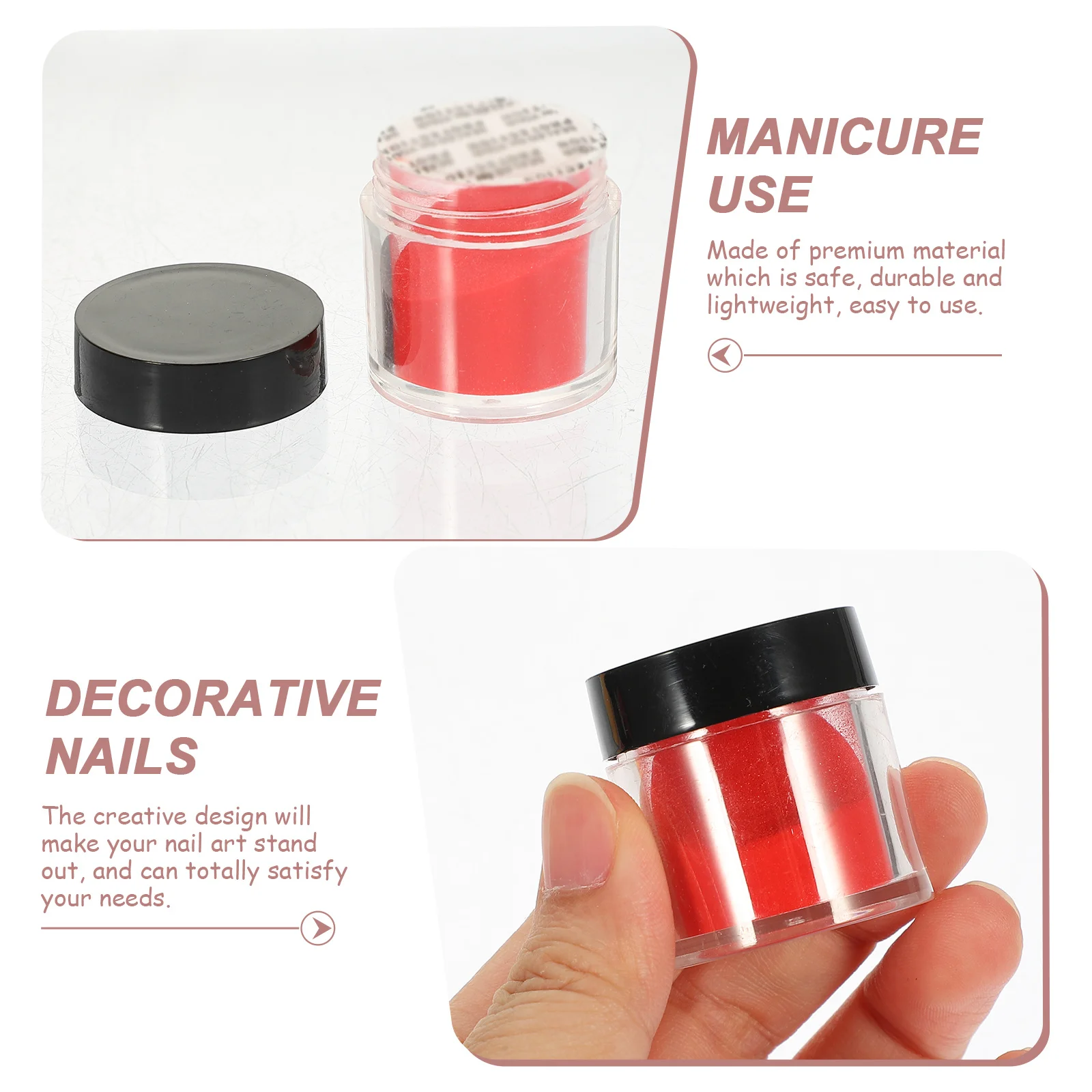 

24 Boxes Crystal Carving Powder Nail Art Supplies Versatile Manicure DIY Creative Pigment Nail Powders Pigment Powder for Nails