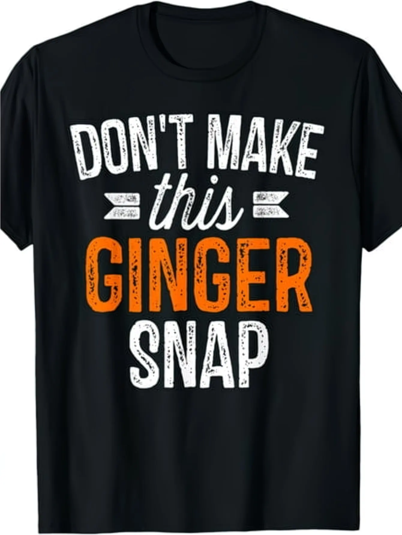 Ginger Snap Funny Redhead Gift T Shirt Vintage Suitable for Redhead Pride, Casual Loose Fit Round Neck Tee with Ginger Hair, Humorous Apparel for Irish Themed Parties  Daily Wear