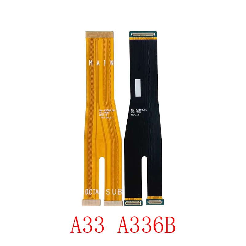 Placa base USB conectada a la placa base, Cable flexible de pantalla LCD para Samsung Galaxy A33, A73, A53, 5G, A336B, SM-A536B, A736B, 1 unidad