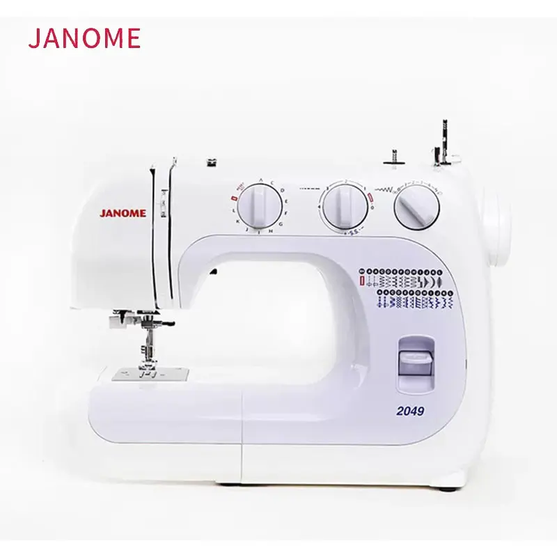 【Oferta】Máquina de coser JANOME 2049 multifuncional pequeña para el hogar con función de ojal
